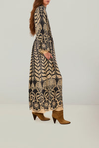 Robe longue Ainika - Noir