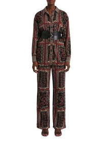 Pantalon ample Snake - Noir