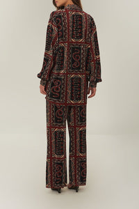 Pantalon ample Snake - Noir