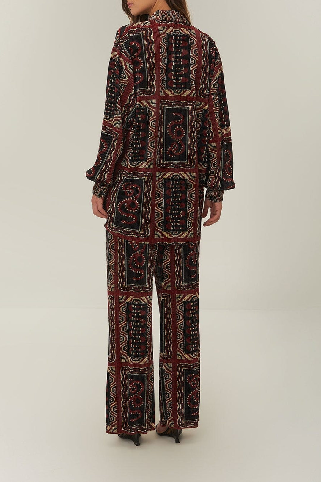 Pantalon ample Snake - Noir