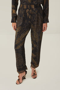 DJV_Golden Foliage Black Pantalons - Golden Foliage Black