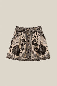DJV_Flower Leopards Off White Jupes & Shorts - Flower Leopards Off White
