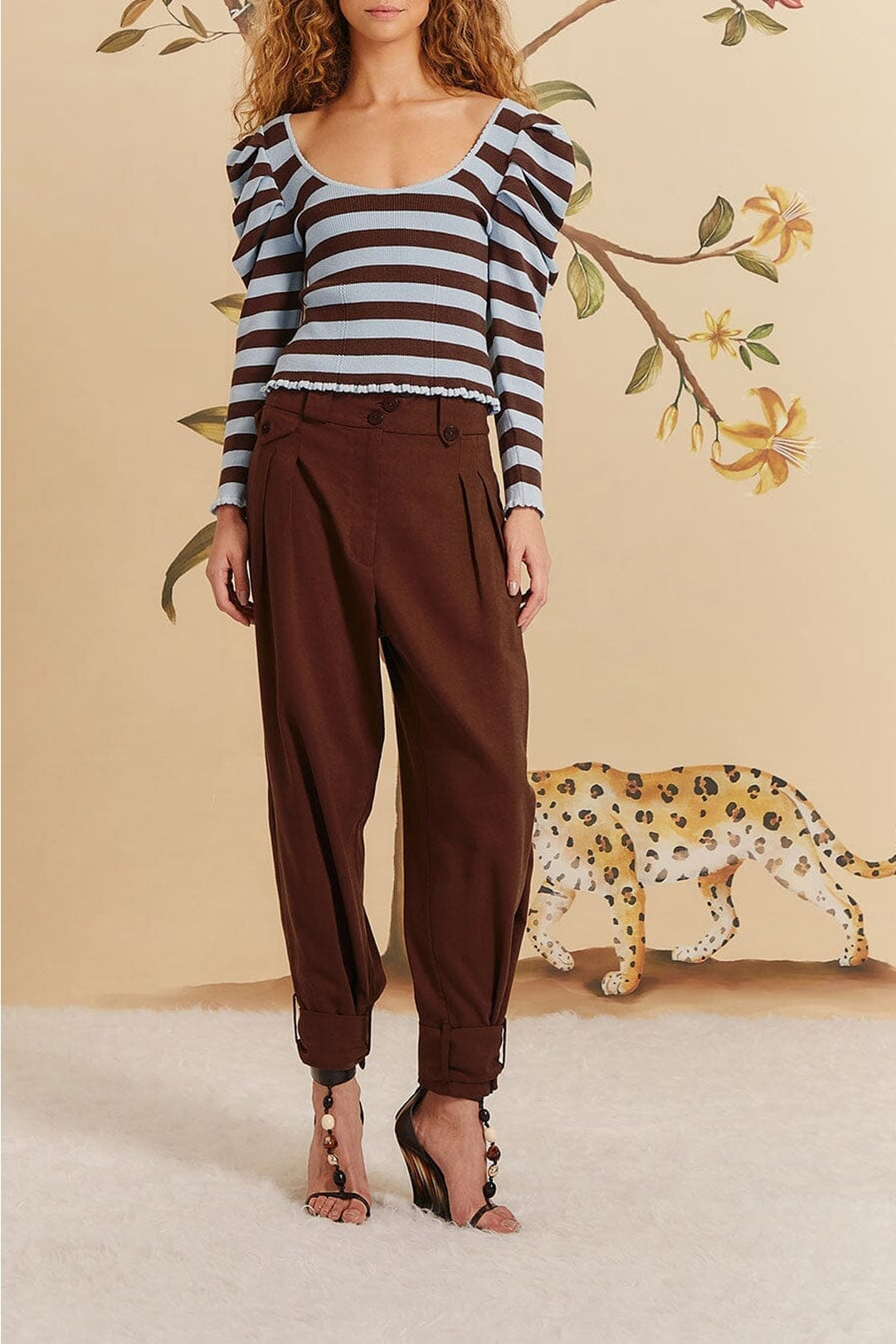DJV_Brown Pantalons - Brown