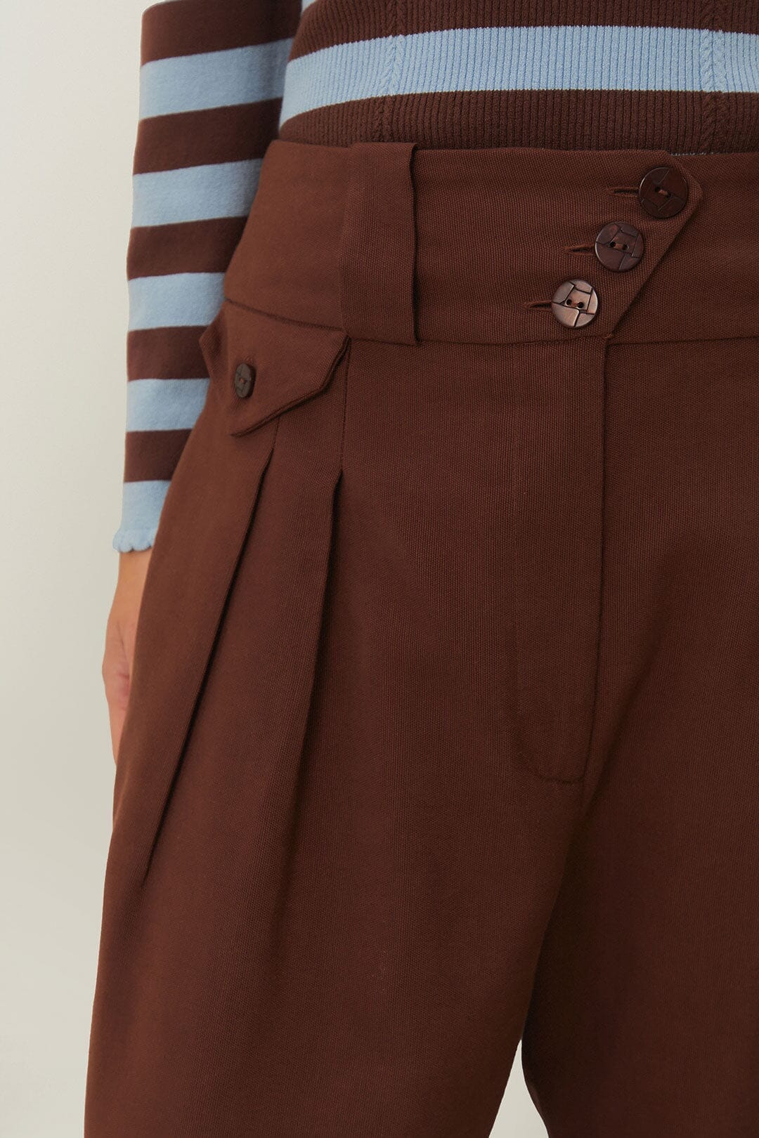 DJV_Brown Pantalons - Brown