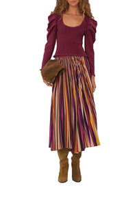 DJV_Diagonal Stripes Multicolor Jupes & Shorts - Diagonal Stripes Multicolor