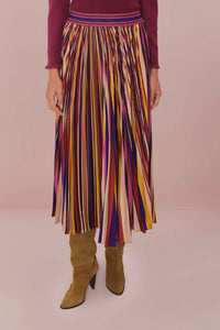 DJV_Diagonal Stripes Multicolor Jupes & Shorts - Diagonal Stripes Multicolor