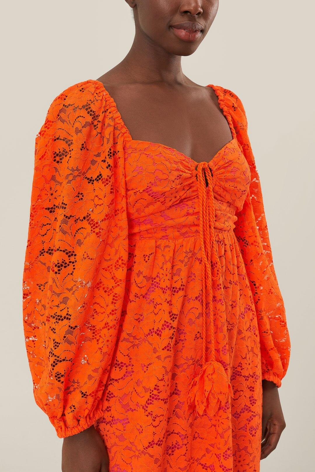 DJV_Orange Robes midi - Orange