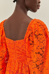 DJV_Orange Robes midi - Orange