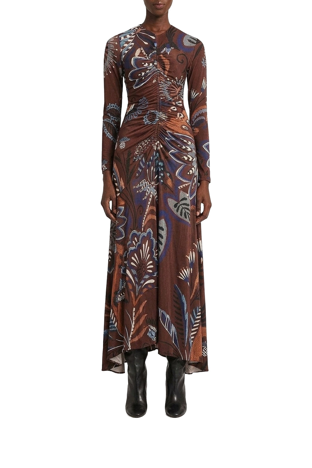 Delicate Garden Midi Dress - Multicoloured
