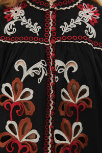 DJV_Cashew Mandala Black Chemises & Blouses - Cashew Mandala Black