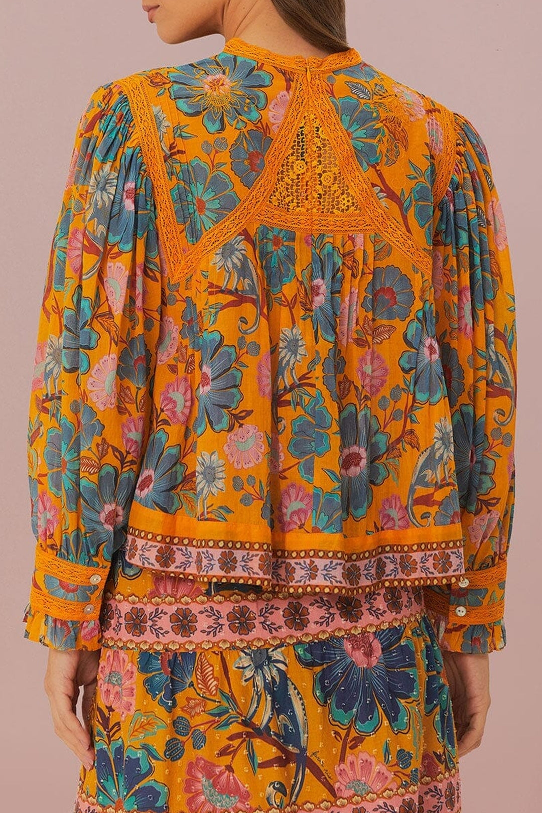Blouse Mica en coton - Jaune