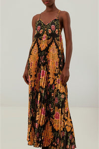 DJV_Floral Black Robes midi - Floral Black