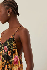 DJV_Floral Black Robes midi - Floral Black