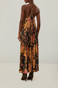 DJV_Floral Black Robes midi - Floral Black