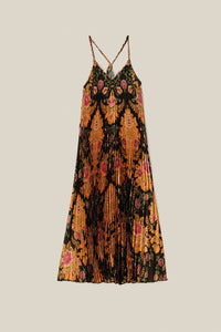 DJV_Floral Black Robes midi - Floral Black