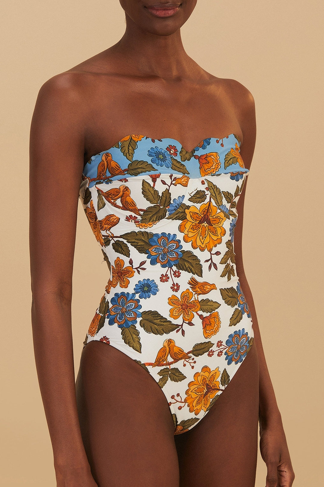 Maillot de bain une pièce Garden - Multicolore