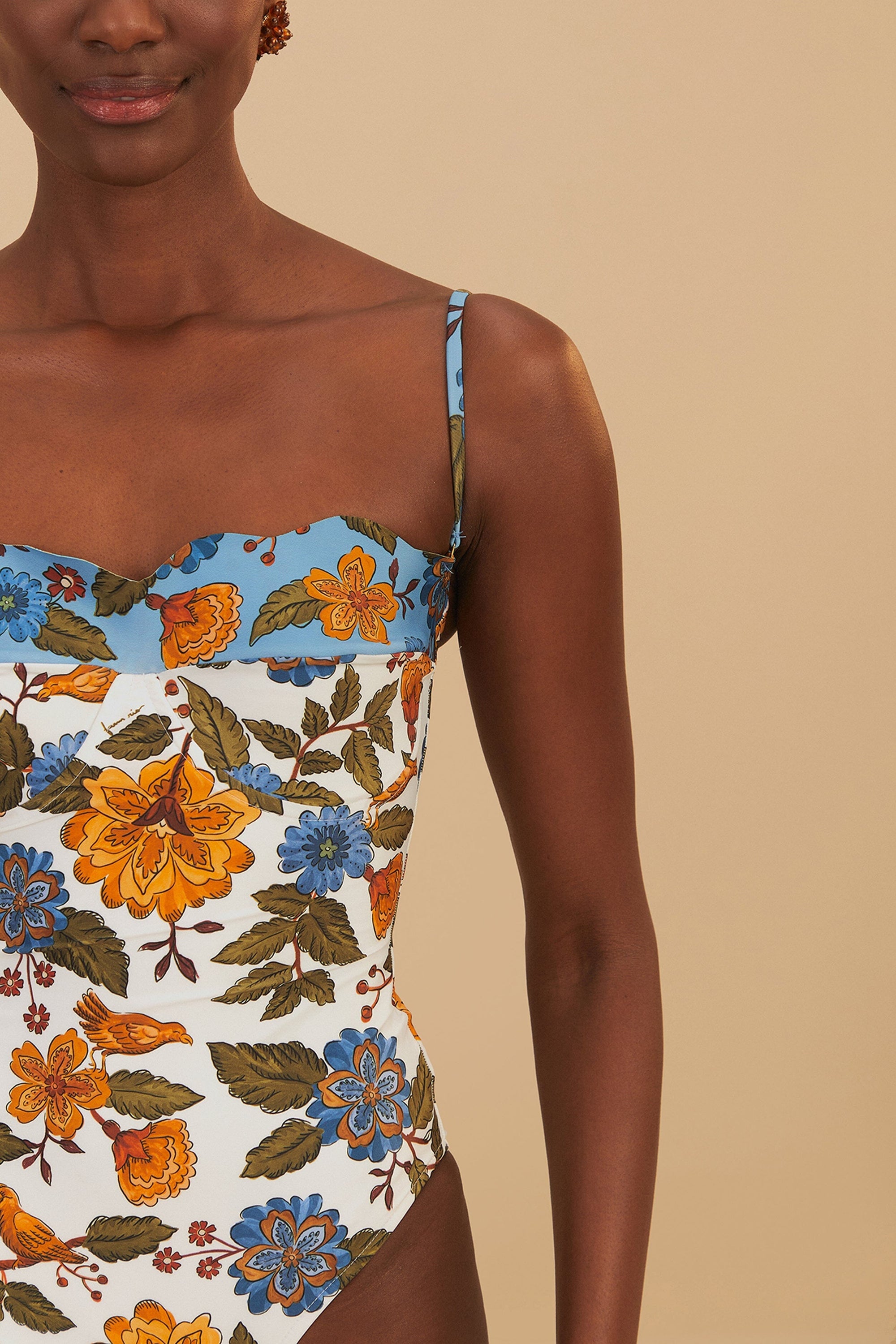 Maillot de bain une pièce Garden - Multicolore