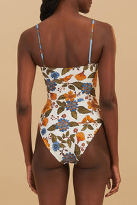 Maillot de bain une pièce Garden - Multicolore