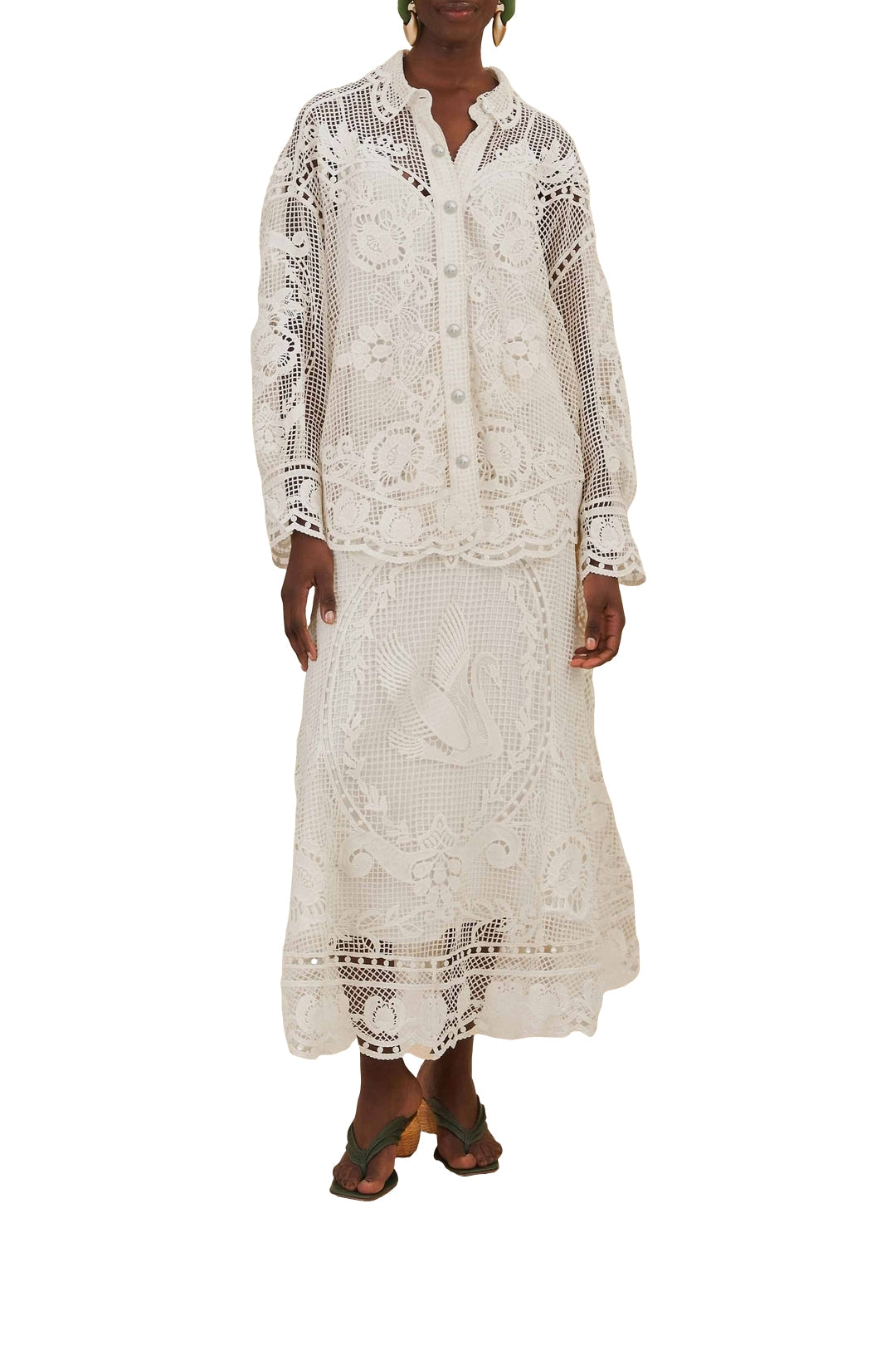 DJV_Off White Jupes & Shorts - Off White