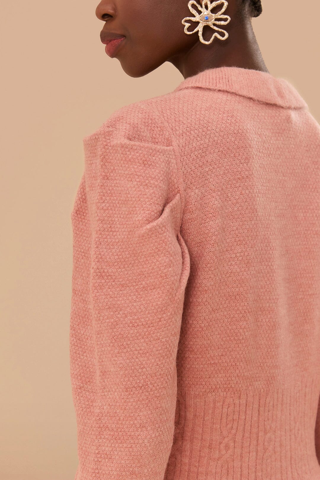 DJV_Light Pink Cardigans & Pulls - Light Pink