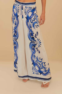 Pantalon Garden Tiles - Bleu