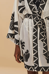 Kimono Coconut en coton - Blanc