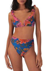 Haut de bikini Summer Fruit - Bleu