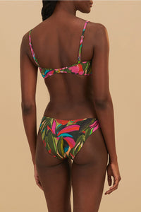 Bas de bikini taille basse Dream Garden - Multicolore
