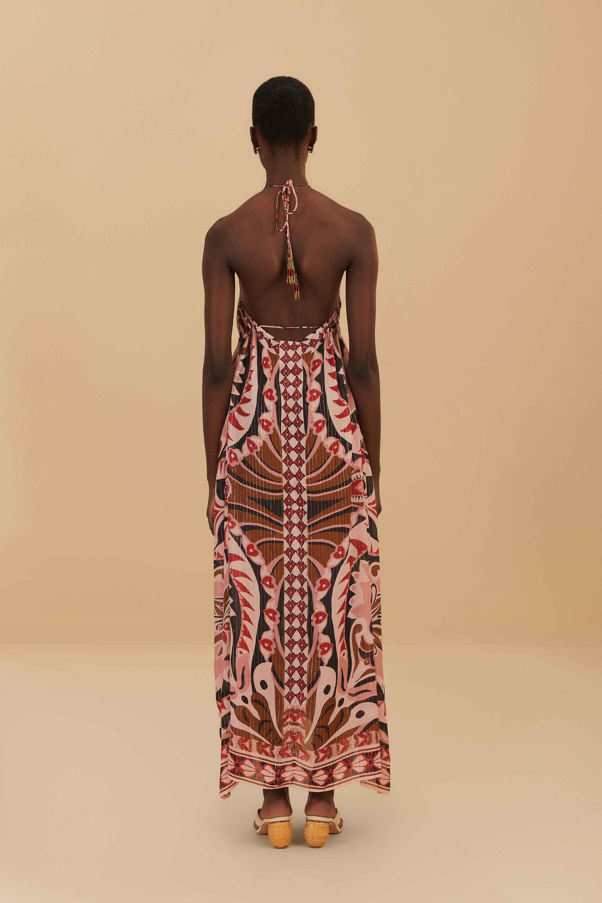 Robe longue Pineapple Jewerly - Rose