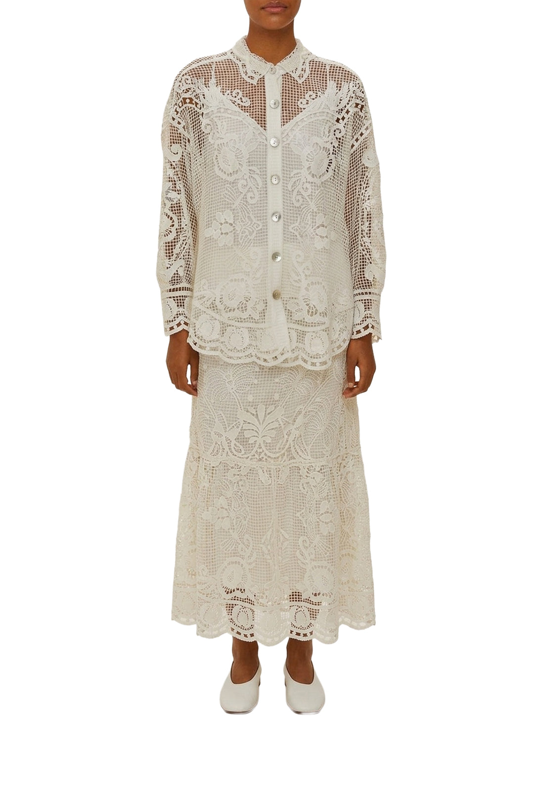 DJV_Off White Chemises & Blouses - Off White