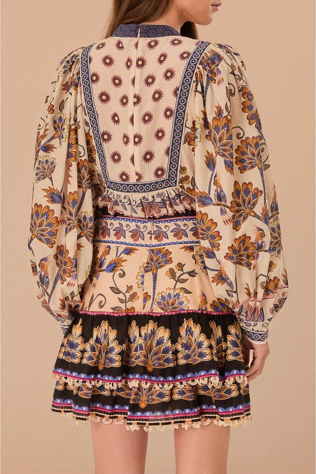 DJV_Floral Cream Jupes & Shorts - Floral Cream
