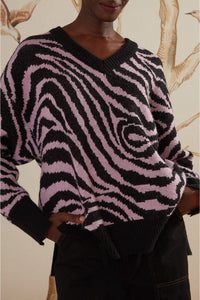 DJV_Zebra Skin Cardigans & Pulls - Zebra Skin