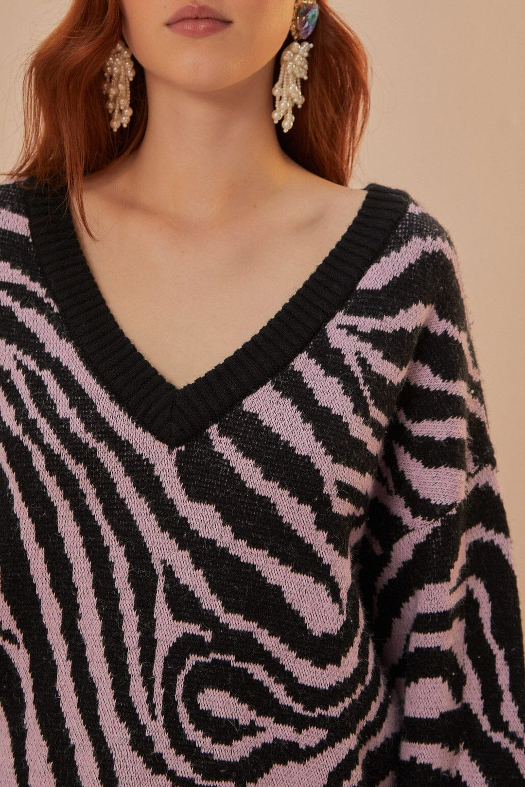 DJV_Zebra Skin Cardigans & Pulls - Zebra Skin