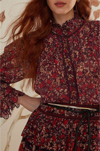 DJV_Chelsea Garden Purple Chemises & Blouses - Chelsea Garden Purple