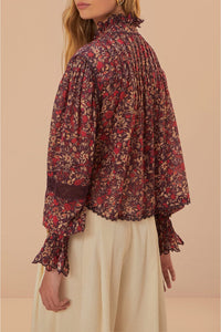 DJV_Chelsea Garden Purple Chemises & Blouses - Chelsea Garden Purple