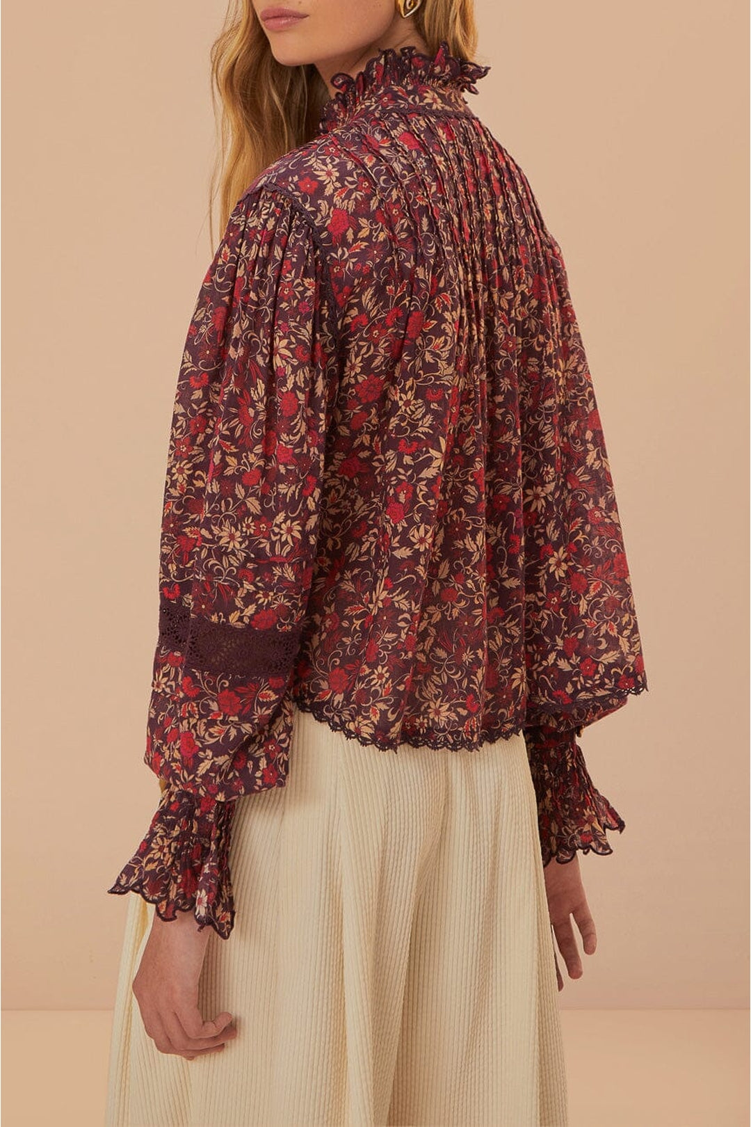 DJV_Chelsea Garden Purple Chemises & Blouses - Chelsea Garden Purple