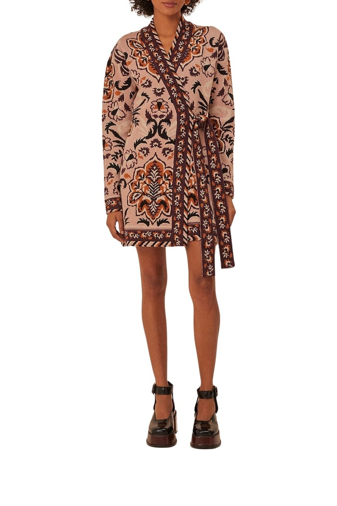 DJV_Glam Tapestry Burgundy Robes courtes - Glam Tapestry Burgundy