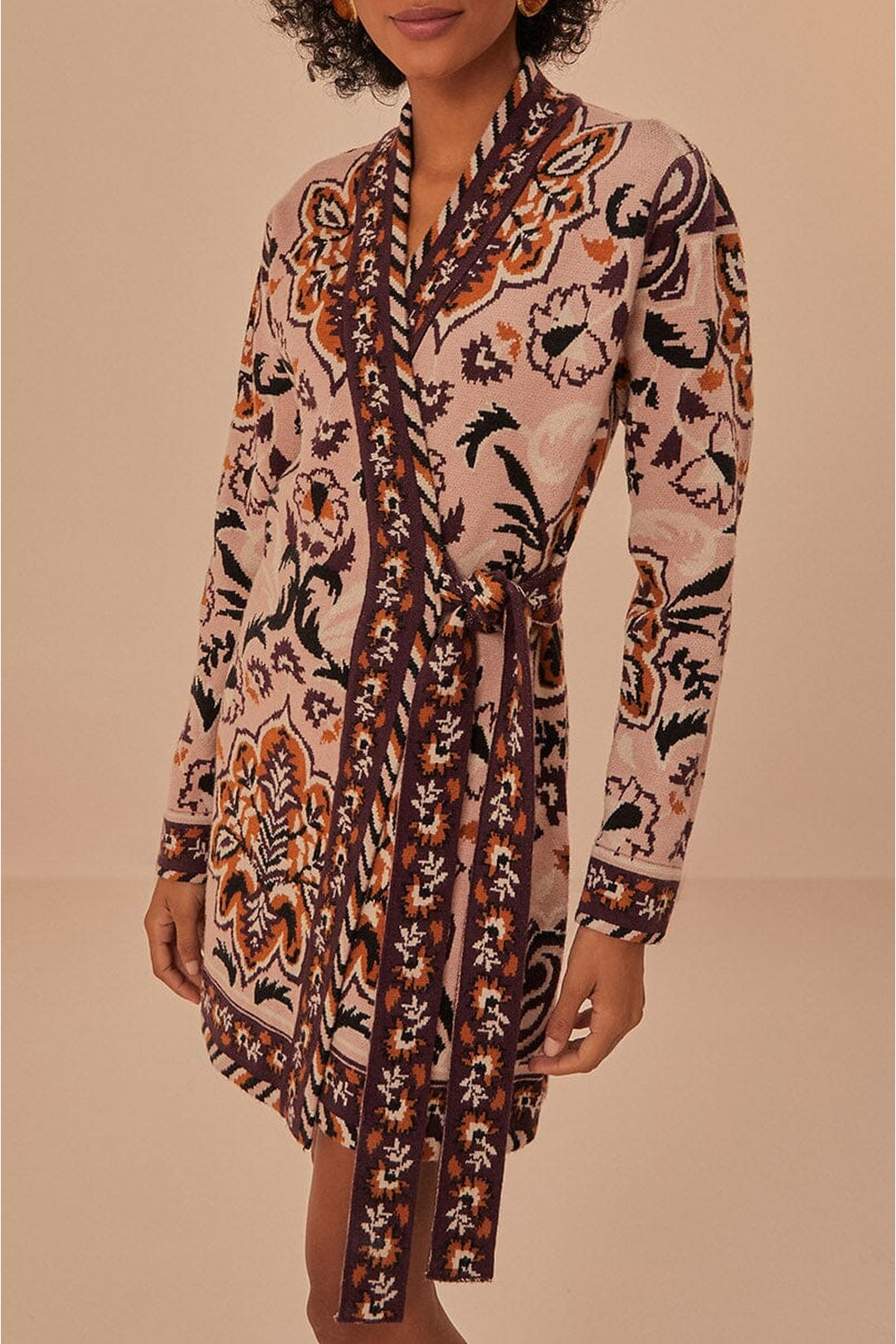 DJV_Glam Tapestry Burgundy Robes courtes - Glam Tapestry Burgundy