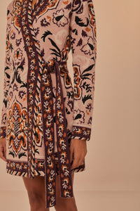 DJV_Glam Tapestry Burgundy Robes courtes - Glam Tapestry Burgundy