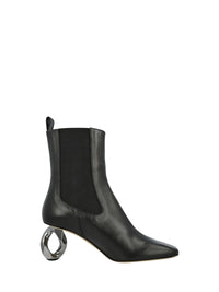 Bottines à talons 70 en cuir - Black