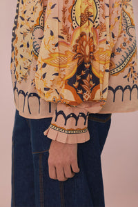 Blouse Jaipur en coton - Beige