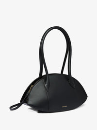 Sac porté épaule Le Bal en cuir - Noir