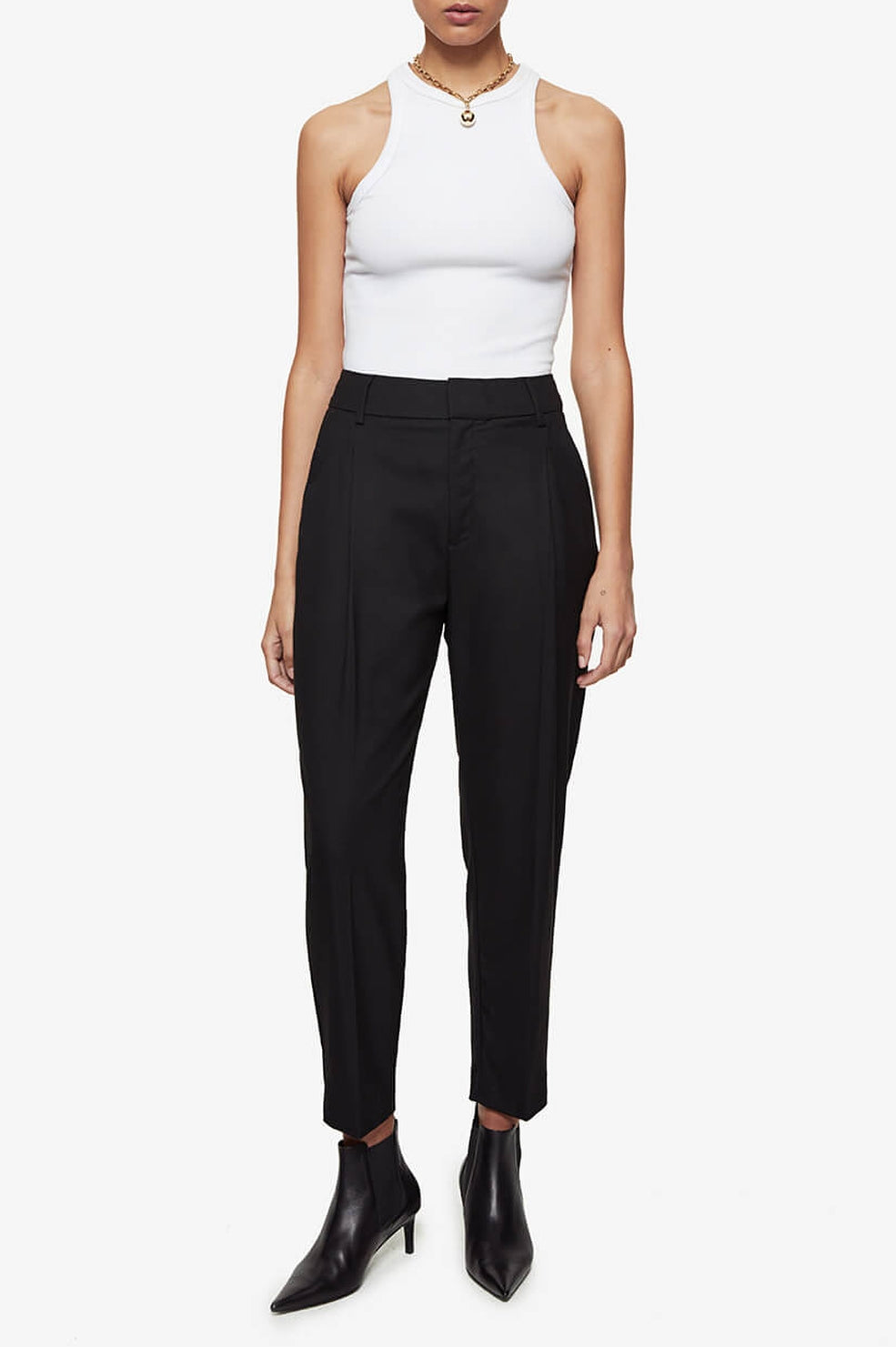 Becky high waist trousers - Black