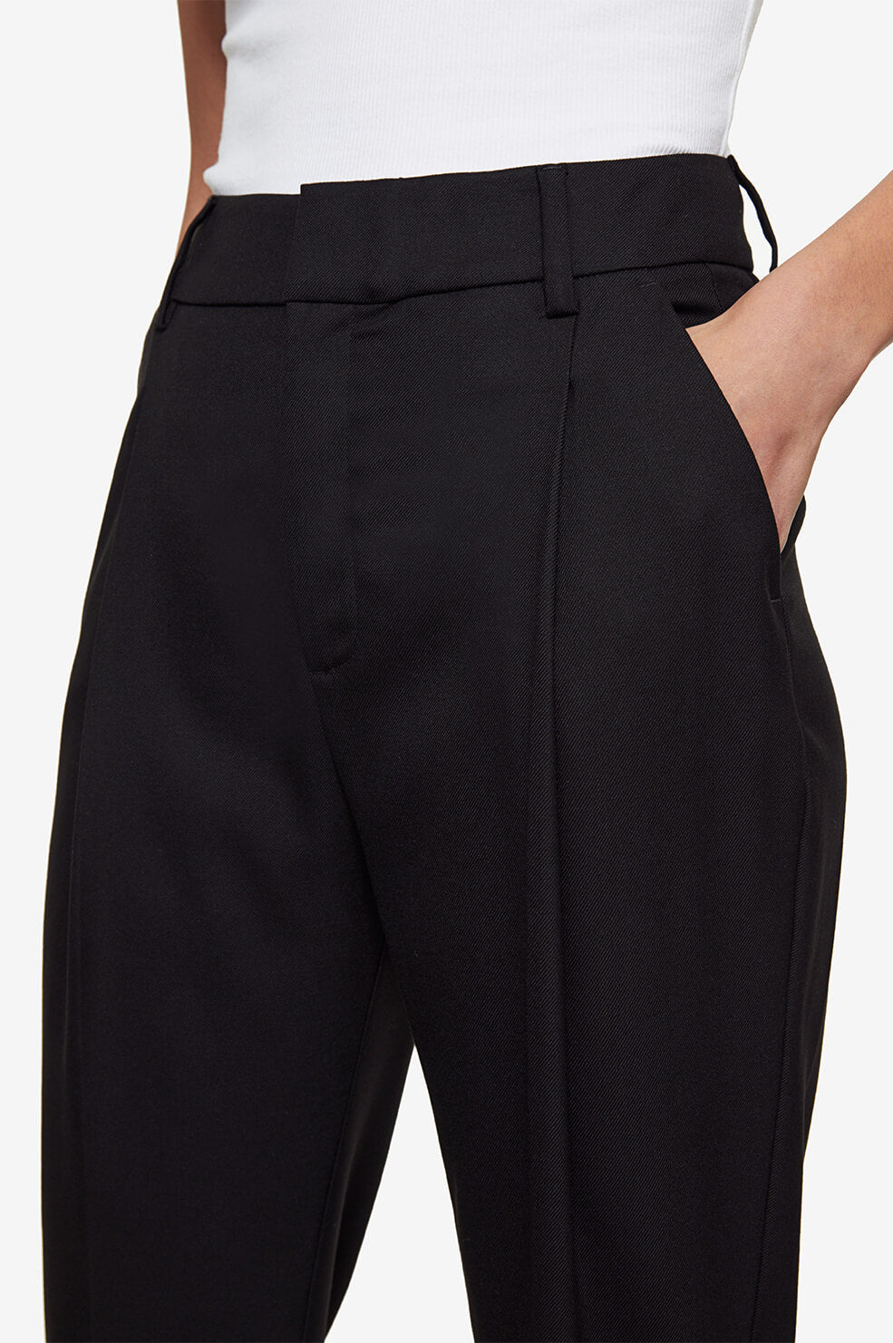 Becky high waist trousers - Black