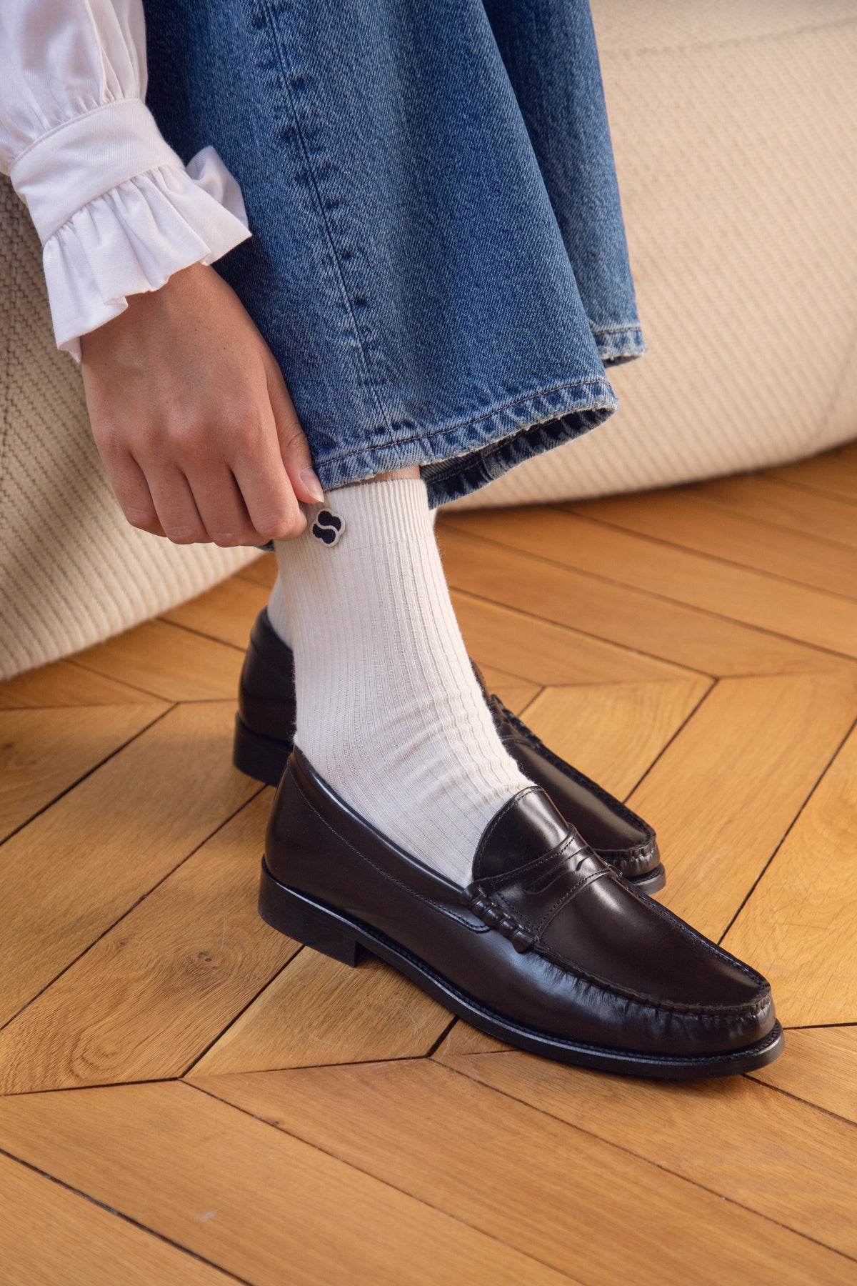 NEW // Chaussettes Les Joaquim - Blanc