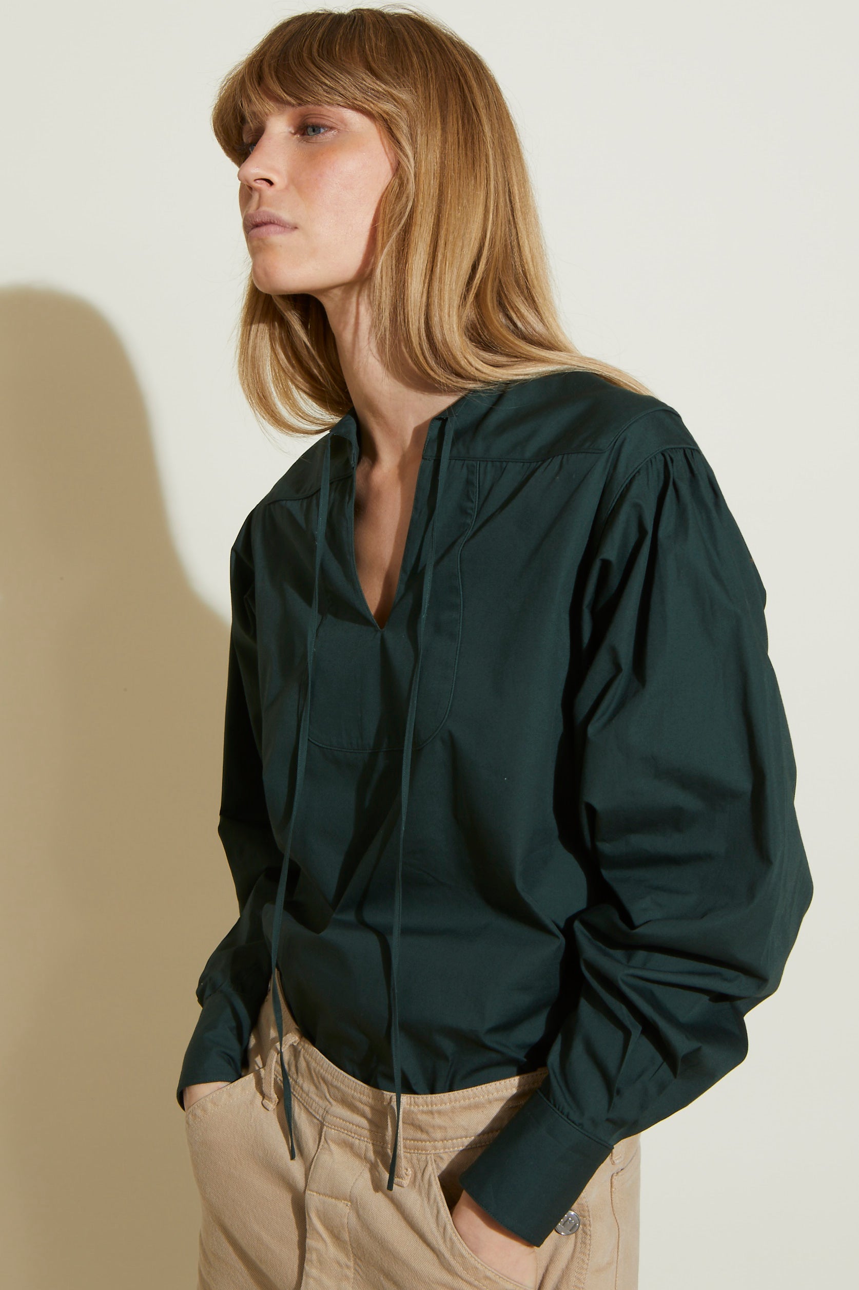 ZNOSTOCK_BEIGE SHIRT MINA - Beige