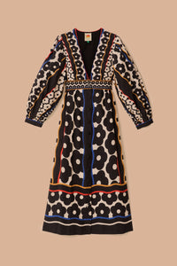 DJV_Farm Daisy Multicolor Robes midi - Farm Daisy Multicolor