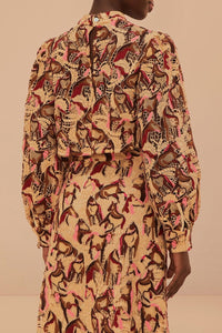 DJV_Grey Chemises & Blouses - Grey