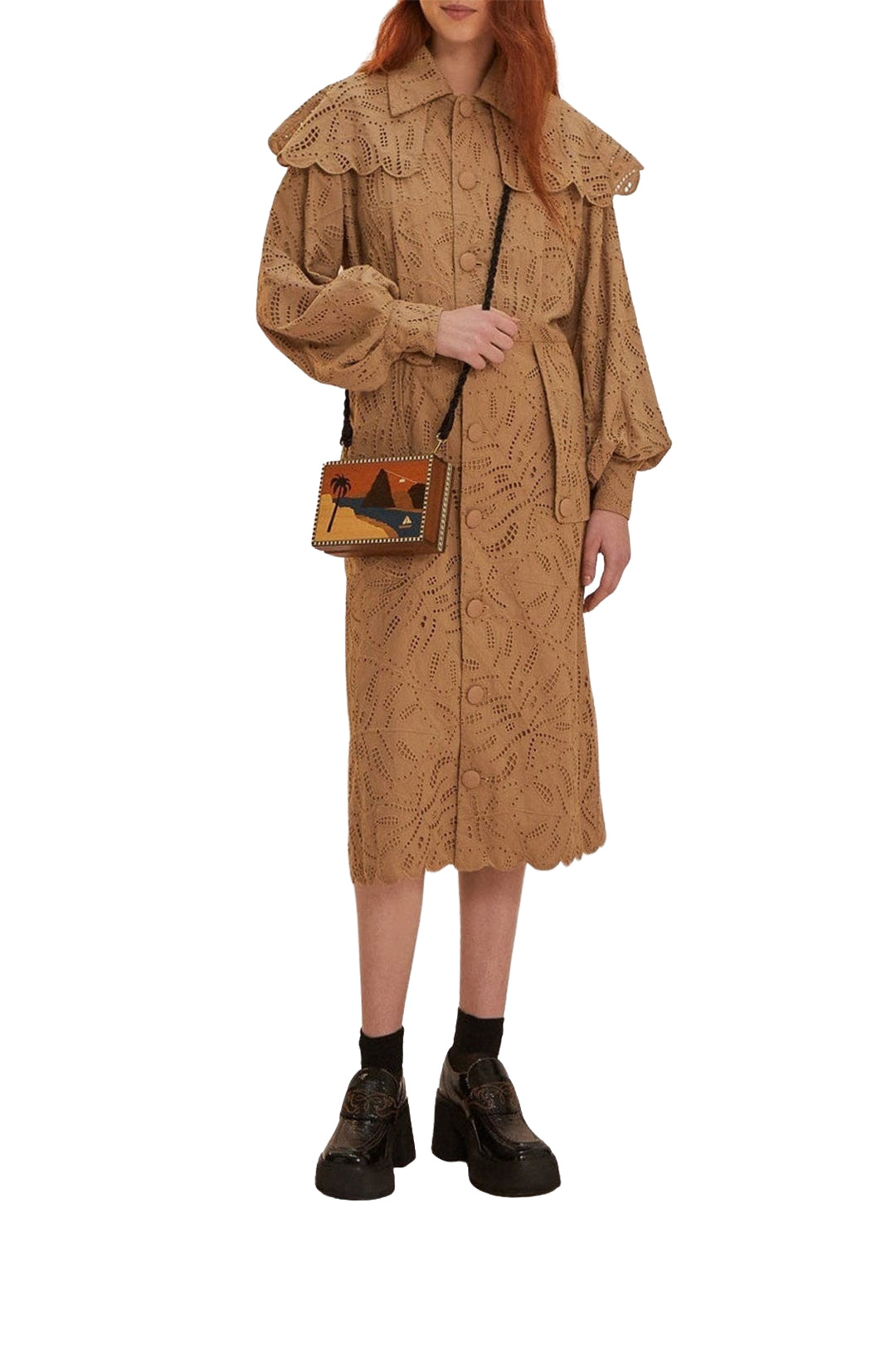 Trench-coat Laise en coton - Beige