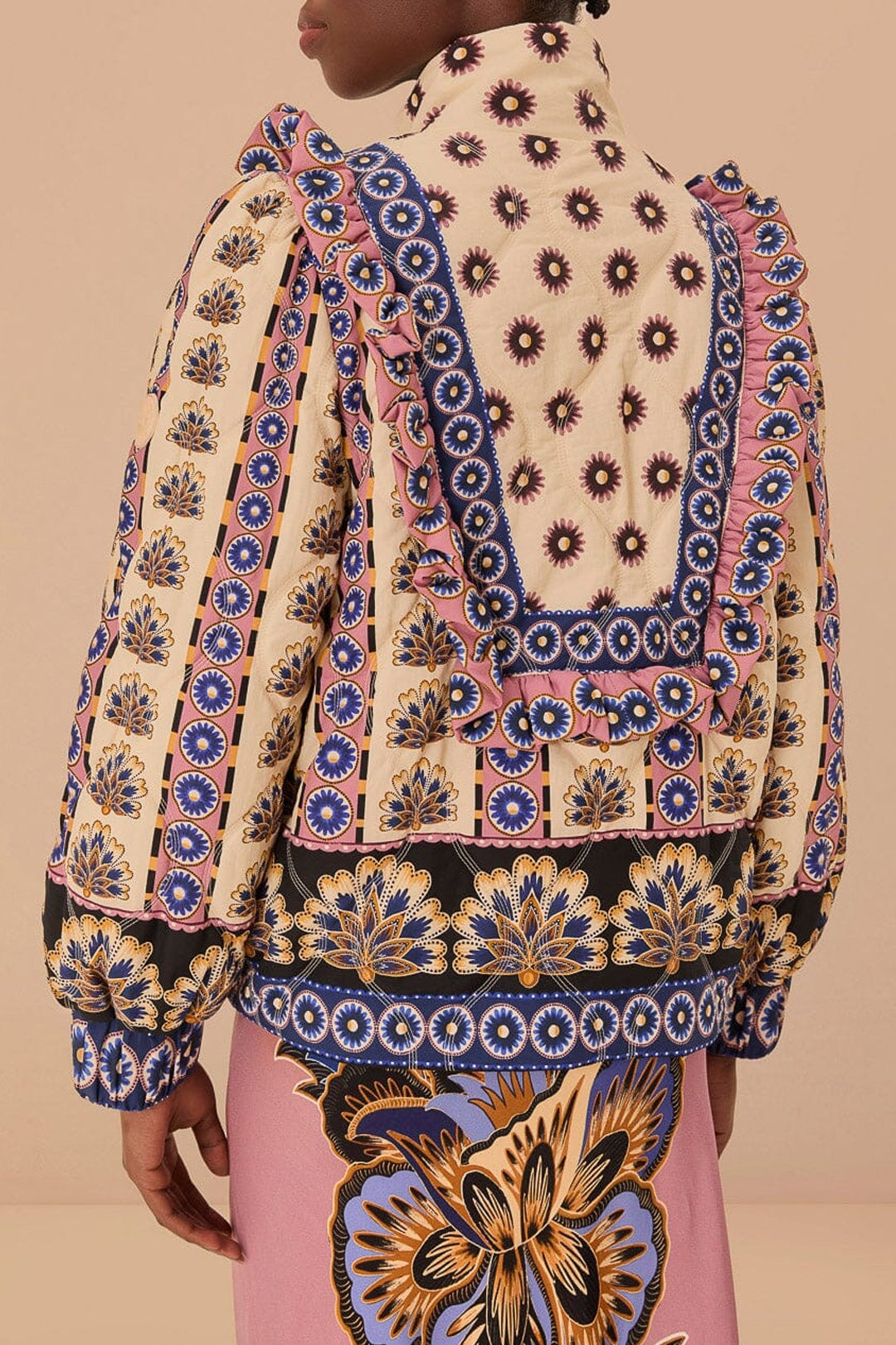 DJV_Floral Cream Vestes & Manteaux - Floral Cream